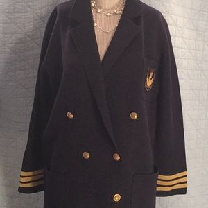 Sale☄️💥🏆Vintage Ralph Lauren Blazer Navy /Gold